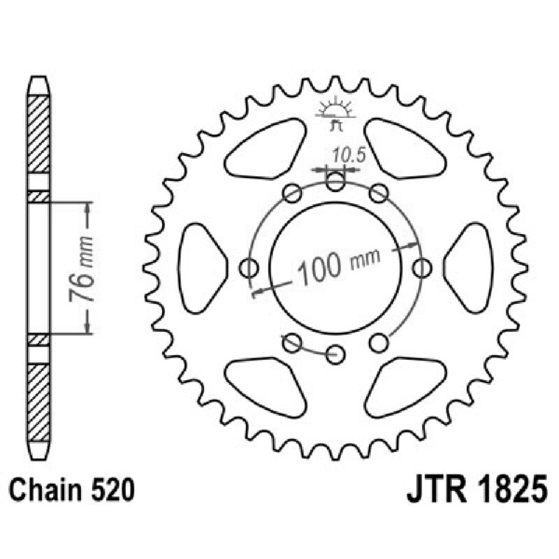 Jt Corona Jt 1825 Z45 denti JTR1825.45