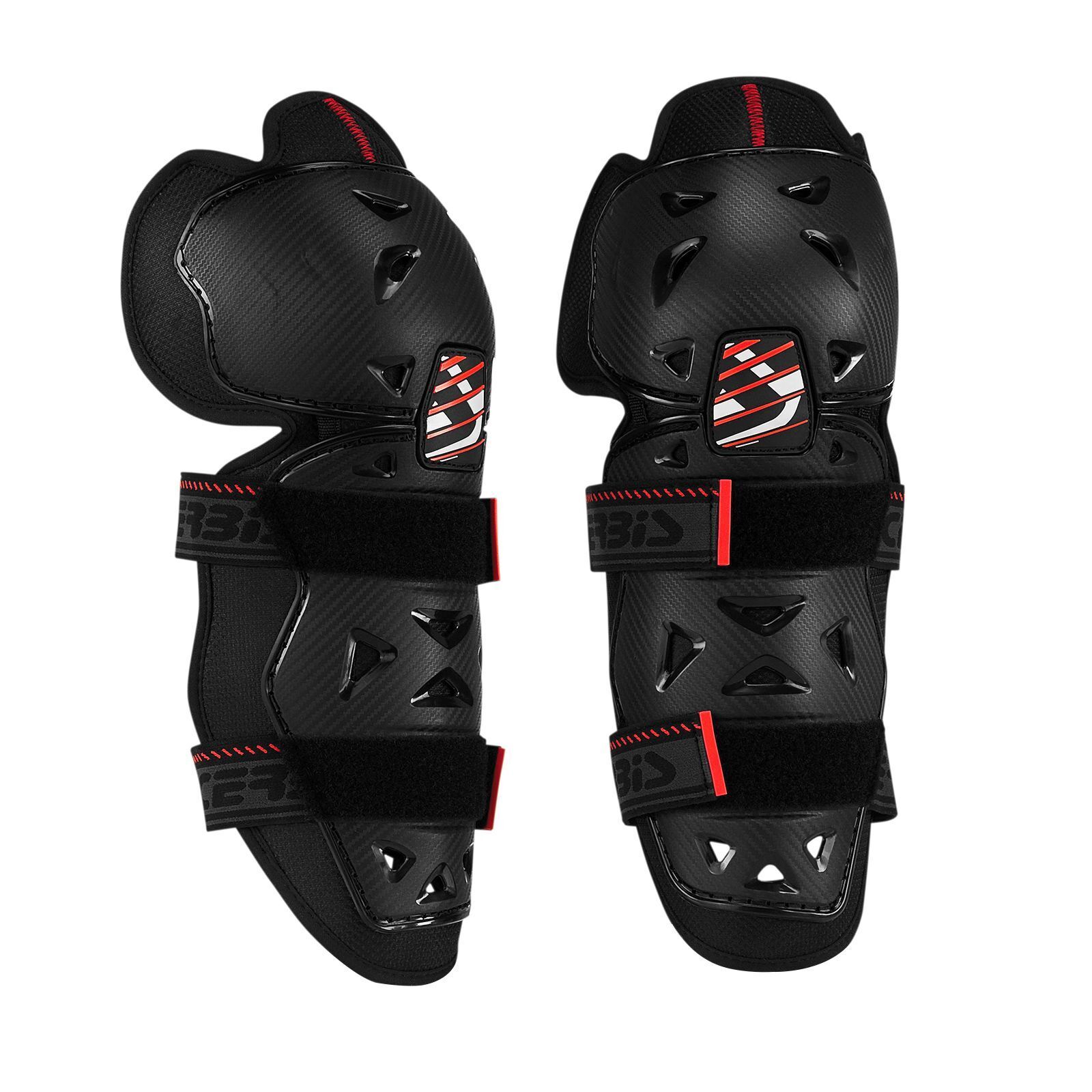 MF5881 Ginocchiere Acerbis Profile 2.0 Nero/Rosso Moto Cross Enduro Trial Adulto