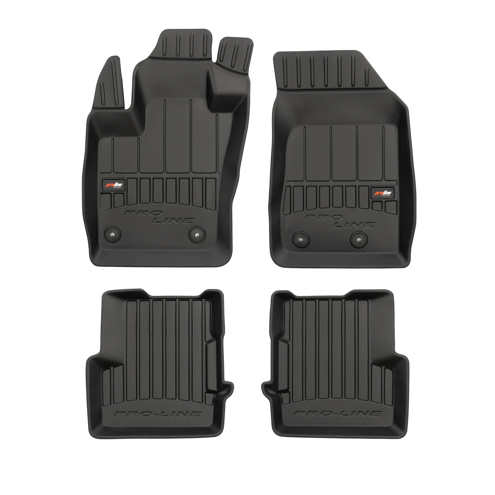 Tappetini Tappeti PRO LINE 3D per Jeep Renegade / Fiat 500X 2014 in poi in gomma