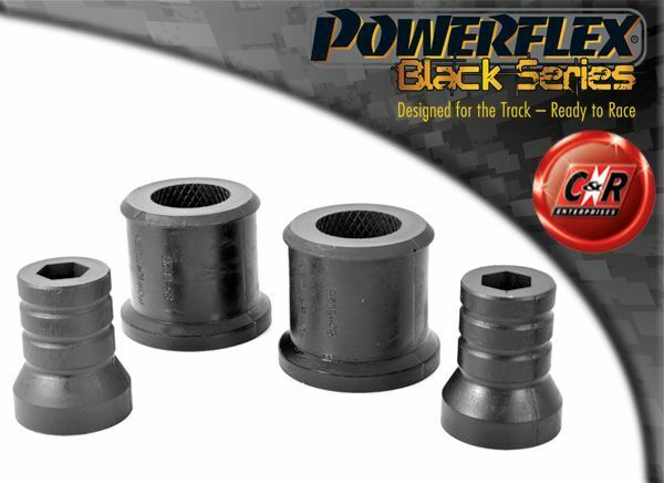 Powerflex Black Anteriore Forcella RR Spazzole per Skoda Roomster (06-08)