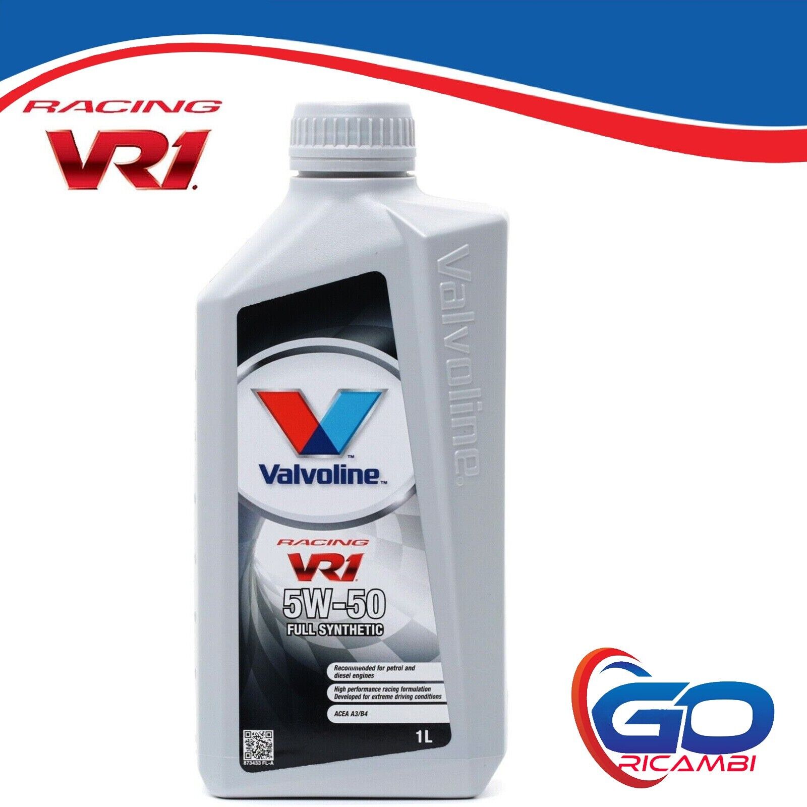 1 LT Olio Motore VALVOLINE VR1 RACING OIL 5W50