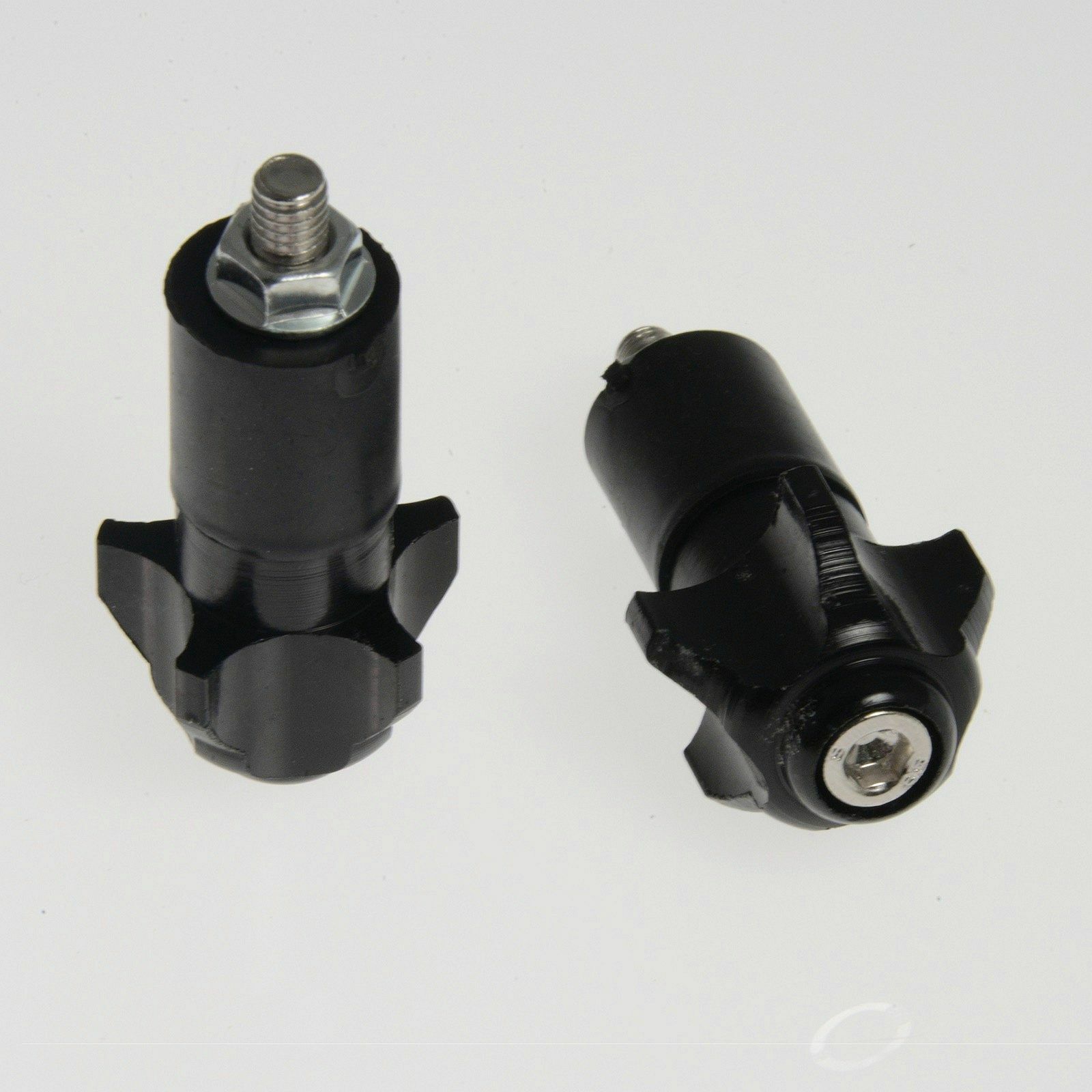 Bar End 17mm Motorcycle Motorbike Scooter Universal Weights Handlebar Black