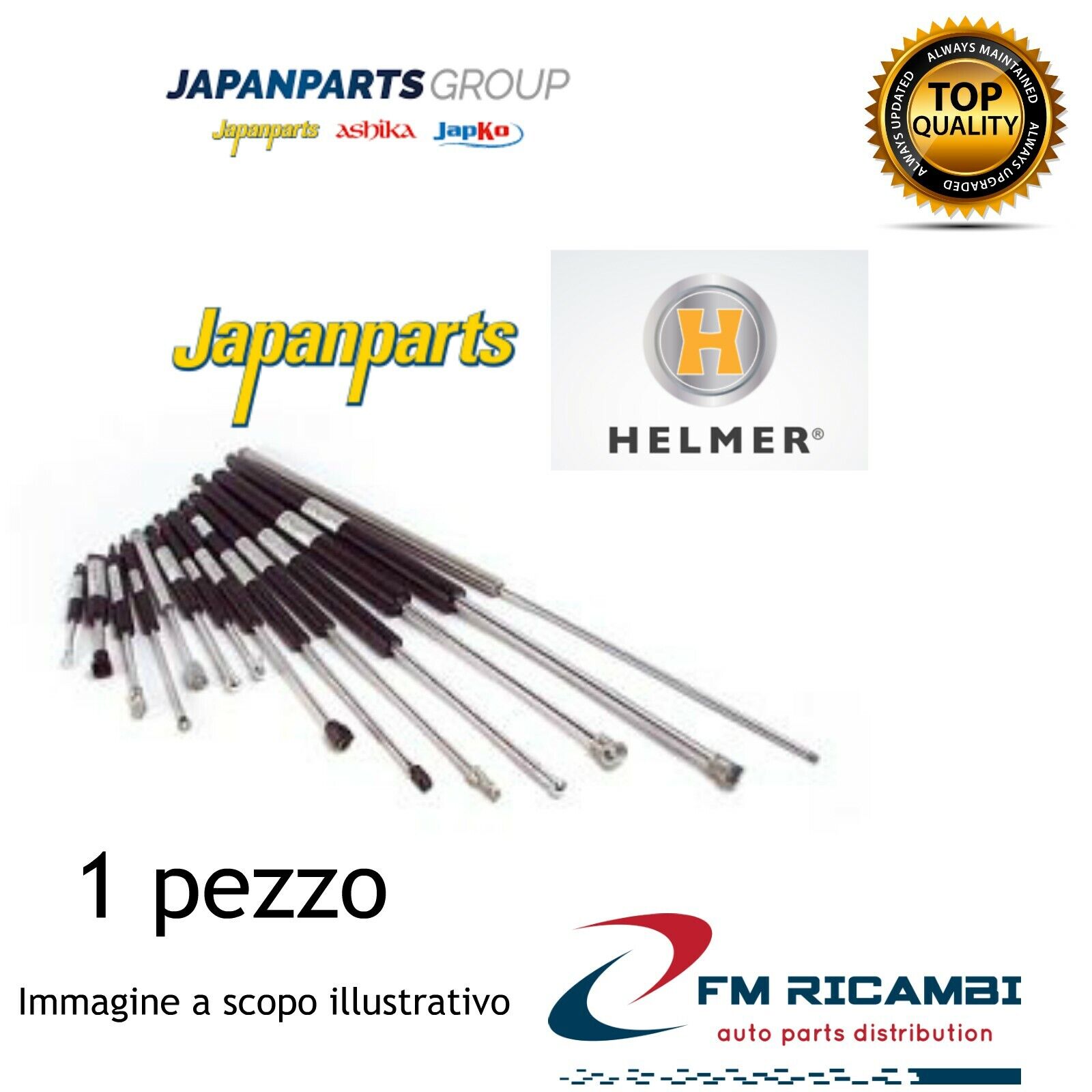 ZS06051 JAPANPARTS MOLLA A GAS SOLLEVATORE COFANO 1PZ 700L-660N CITROEN BERLINGO