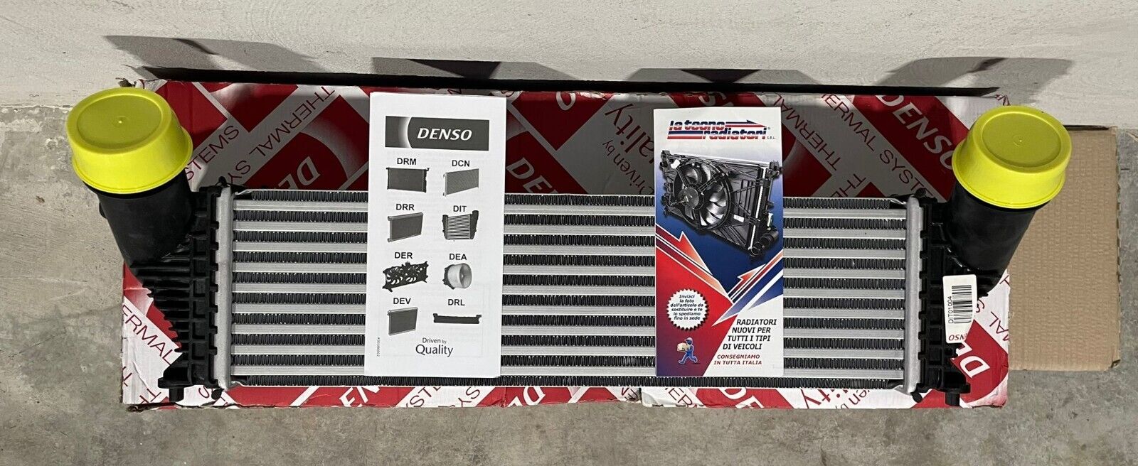 50538853 INTERCOOLER ALFA ROMEO GIULIA 2.2D DAL 15  IN POI NUOVO ORIGINALE DENSO