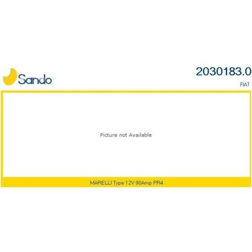 Alternatore Sando 2030183.0 per Fiat