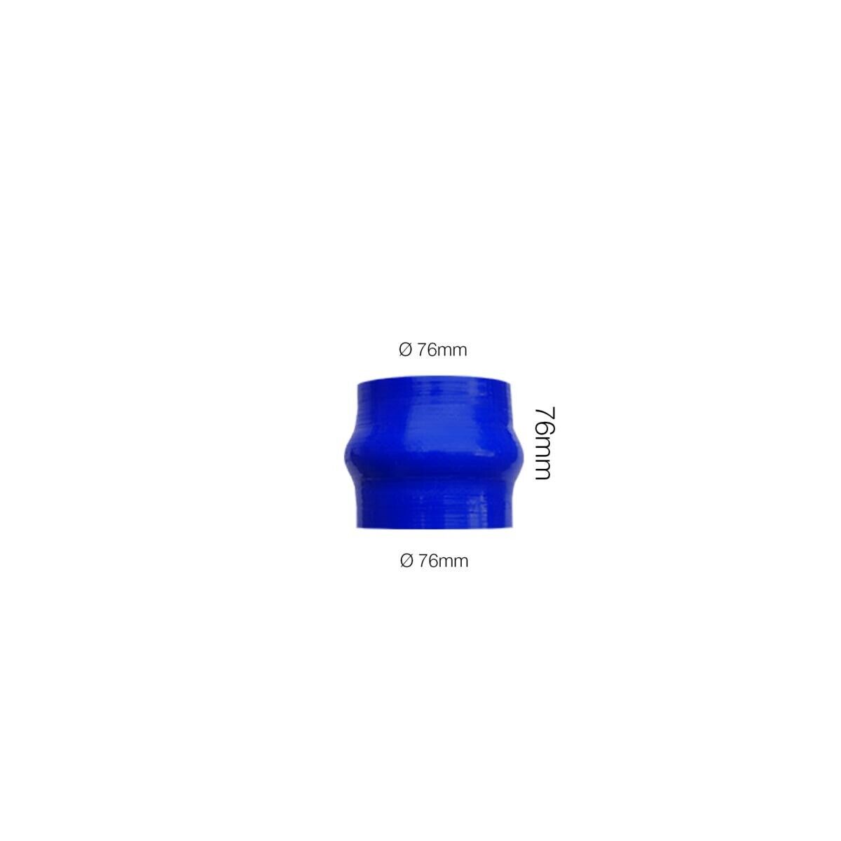 Manicotto blu Manitor soffietto l.76mm id 76mm