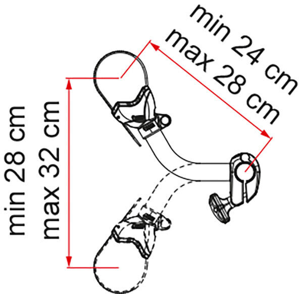 BRACCETTO PER CARRY-BIKE BIKE BLOCK PRO S2 07215A01A