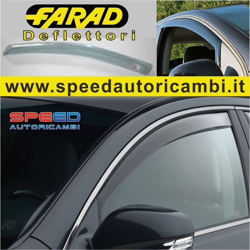 DEFLETTORI ARIA SMART FOR FOUR 5 PORTE DAL 2014 FARAD FUME' ART 12.614 ANTITURBO