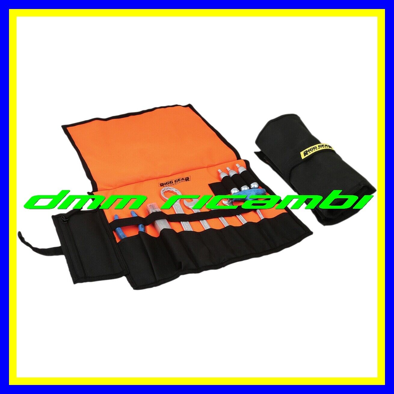 Borsello porta attrezzi oggetti arrotolabile universale Moto Enduro ATV Quad