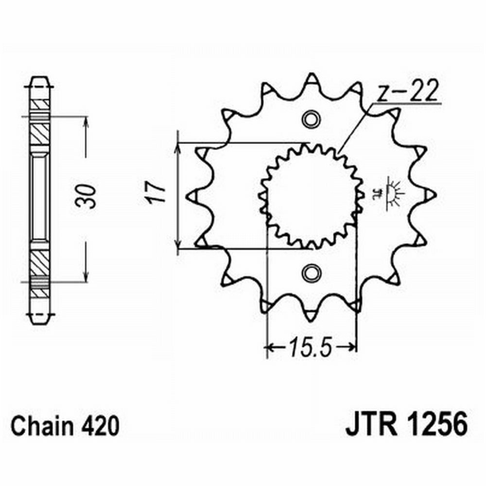 PIGNONE JT 1256 z16