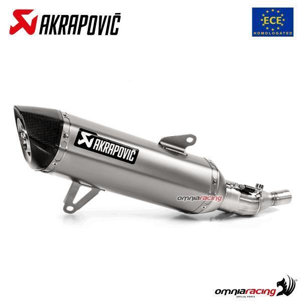 Akrapovic exhaust approved titanium slip-on Yamaha Tricity 300 2020