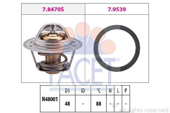 TERMOSTATO FACET 78470