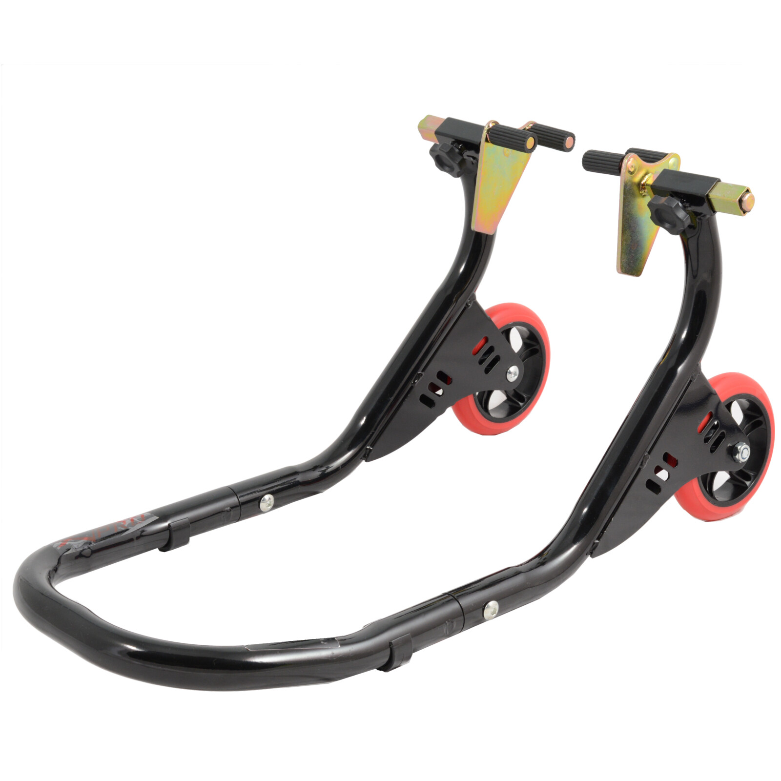 Motorbike Front paddock Stand Adjustable rubber weels universal
