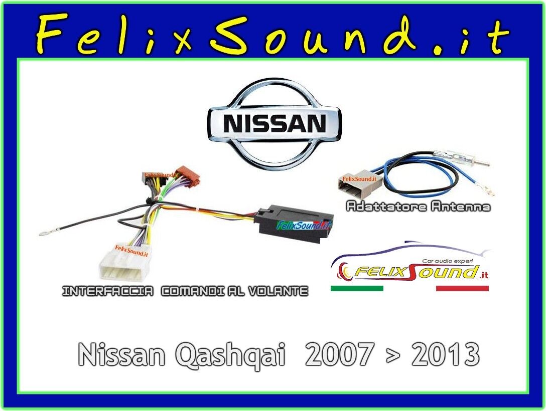 NISSAN INTERFACCIA COMANDI AL VOLANTE + CONNETTORE ANTENNA