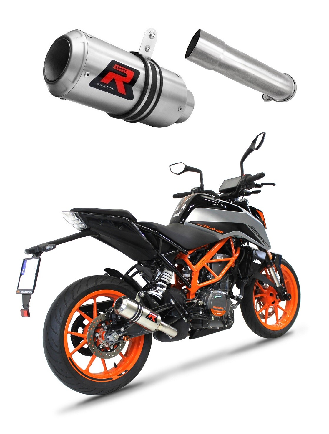 390 Duke 2021 - 2023 Terminale di Scarico Silenziatore GP DOMINATOR