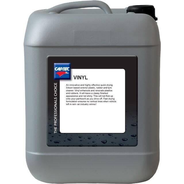 Ravvivante Plastiche Esterne e Gomme Per Auto Protettivo Vinyl Senza Siliconi 5L