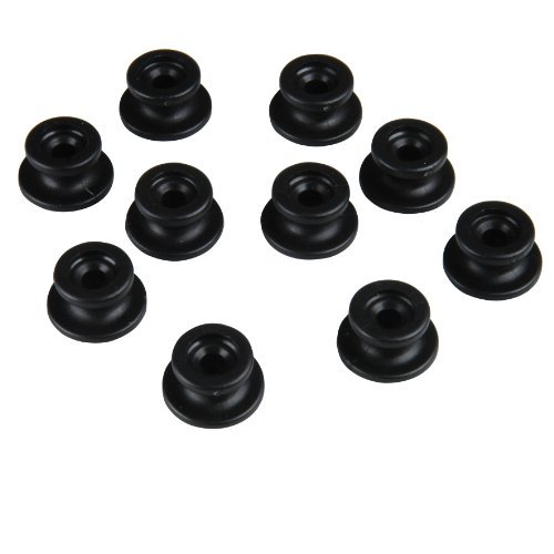 Unitec 10360 - Set di 8 bottoni fermacorda in plastica per rimorchi, (c9d)