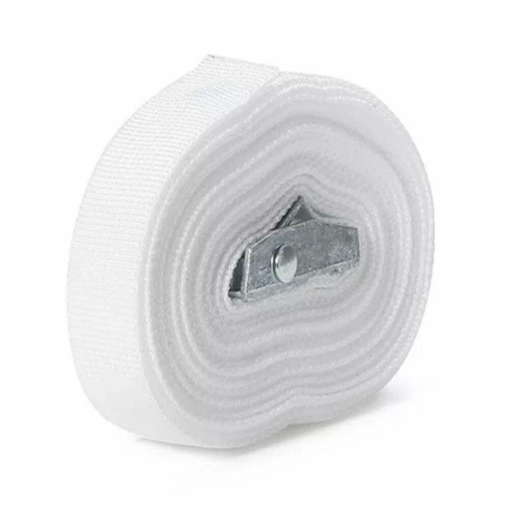 Alamor 200Cm Moto Lashing Cinghia Cargo Fibbia Cintura - Bianco (s8k)