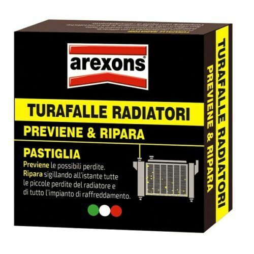 AREXONS 3573 TURAFALLE METALLICO 25 GR. PASTIGLIA RADIATORI CARTER MONOBLOCCHI