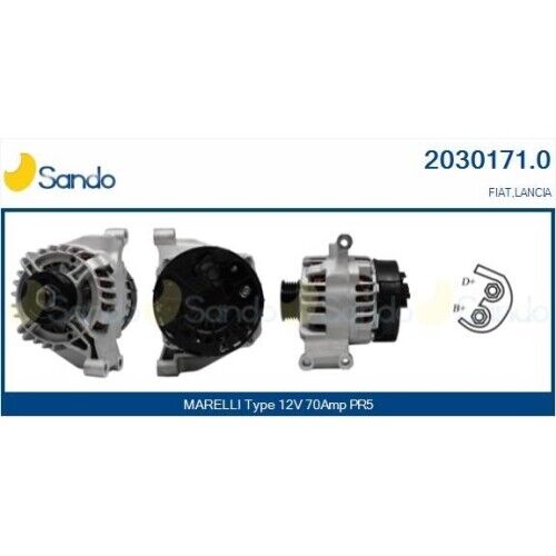Alternatore Sando 2030171.0 per Alfa Romeo Fiat