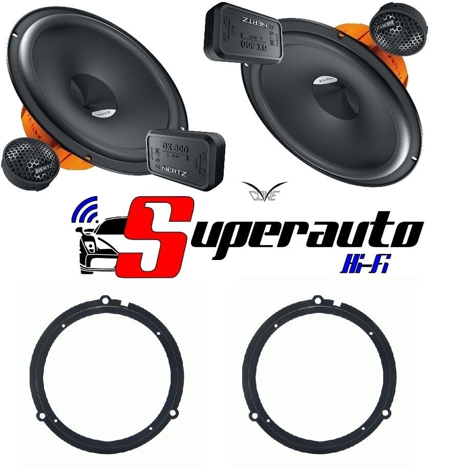 Hertz DSK 165 dsk165.3 Altoparlanti 2 vie + supporti casse Ford Fiesta Dal 2008