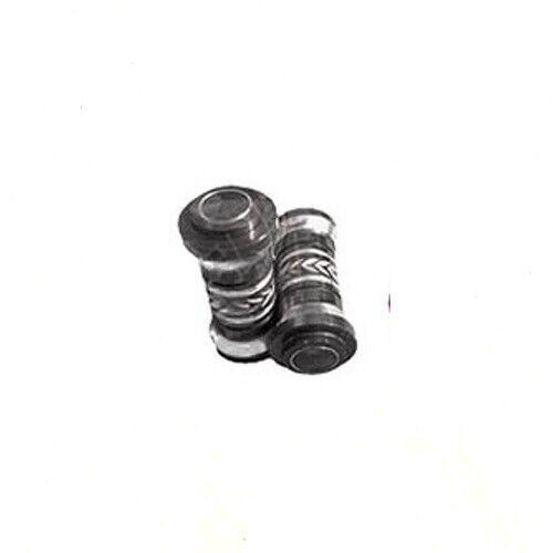 Valve Cap Motorcycle Car Motorbike Scooter Tyre Couple Metal Dust Cover  Black