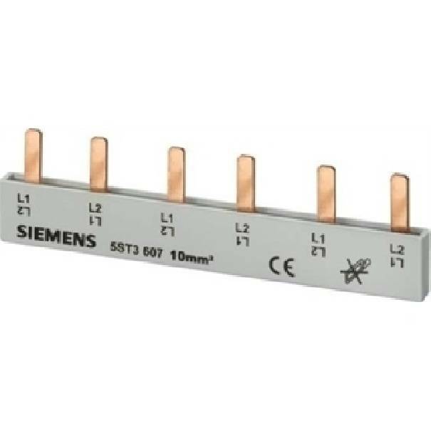 SIEMENS SBARRA ISOLAMENTO 10MMQ 6 INTERRUTTORI 5ST3608
