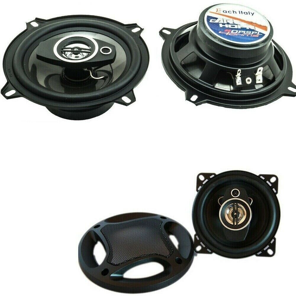 COPPIA CASSE PER AUTO ALTOPARLANTI AUTO 250 W CASSE 10CM 2 VIE 250W WOOFER