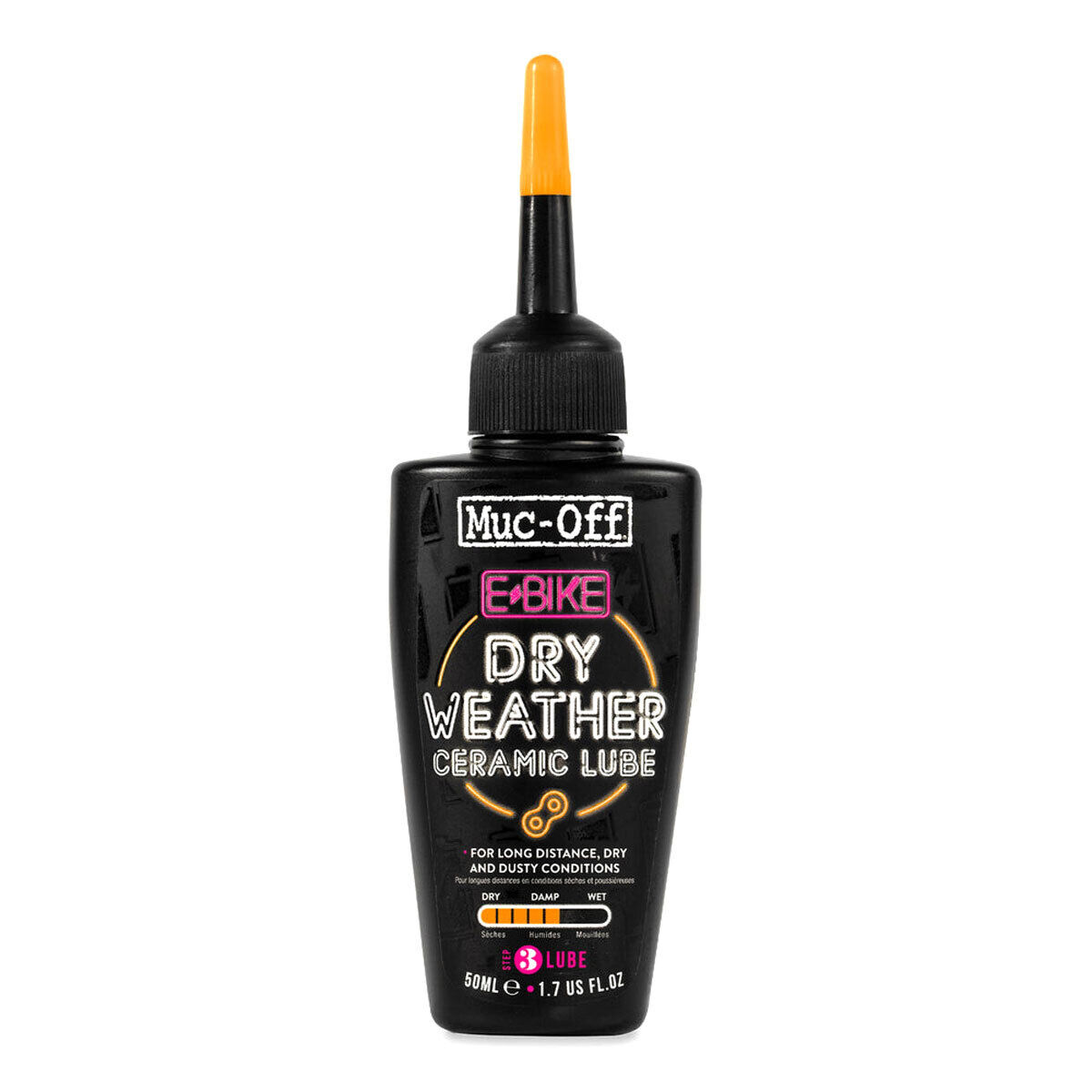 MUC-OFF LUBRIFICANTE CATENA A SECCO E-BIKE DRY WEATHER CHAIN- 50 ML