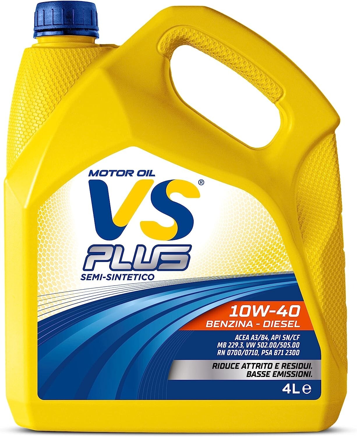 AREXONS VS PLUS 10W-40 Lubrificante Semi Sintetico Motore Diesel e Benzina 4L, L