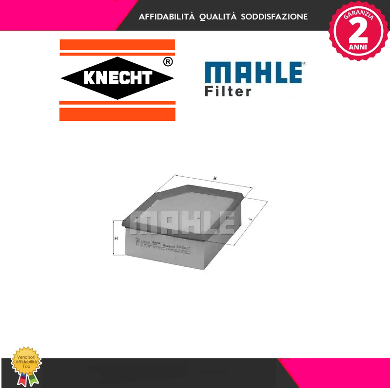 LX795 Filtro aria (MARCA-KNECHT)