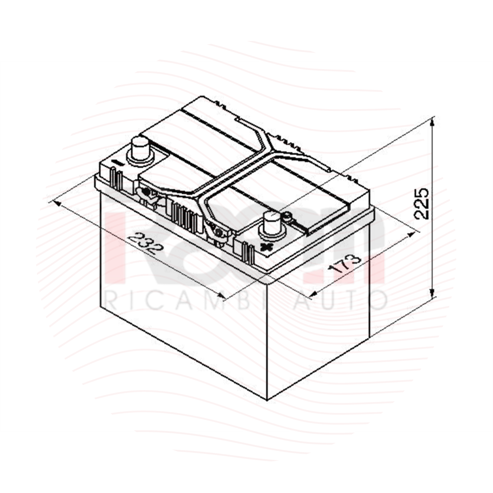BOSCH BOSCH S4024, BATTERIA PER AUTO 60Ah 540A