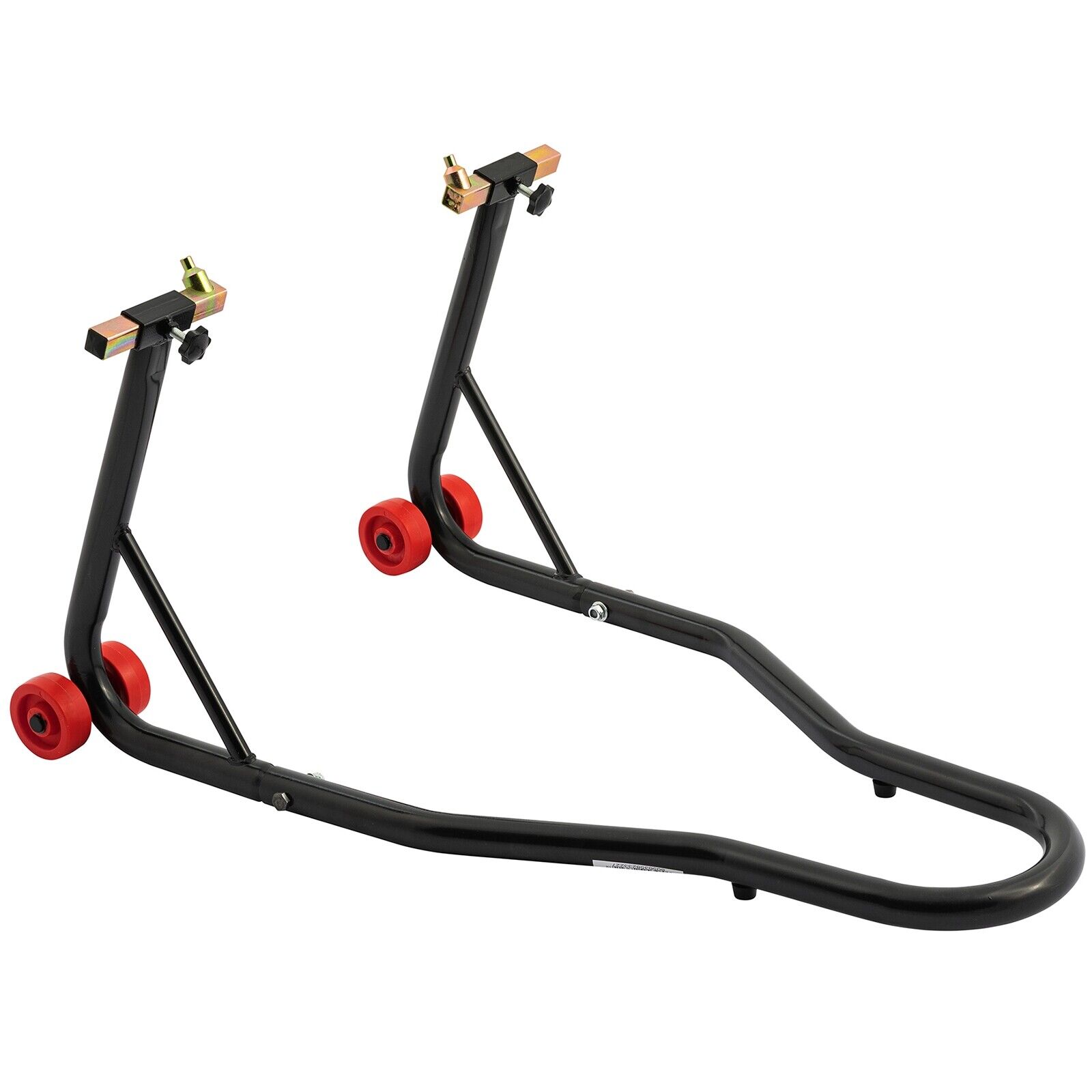 Front Bike Black Paddock Stand Wheel Lift Chock Garage Motorcycle Motorbike