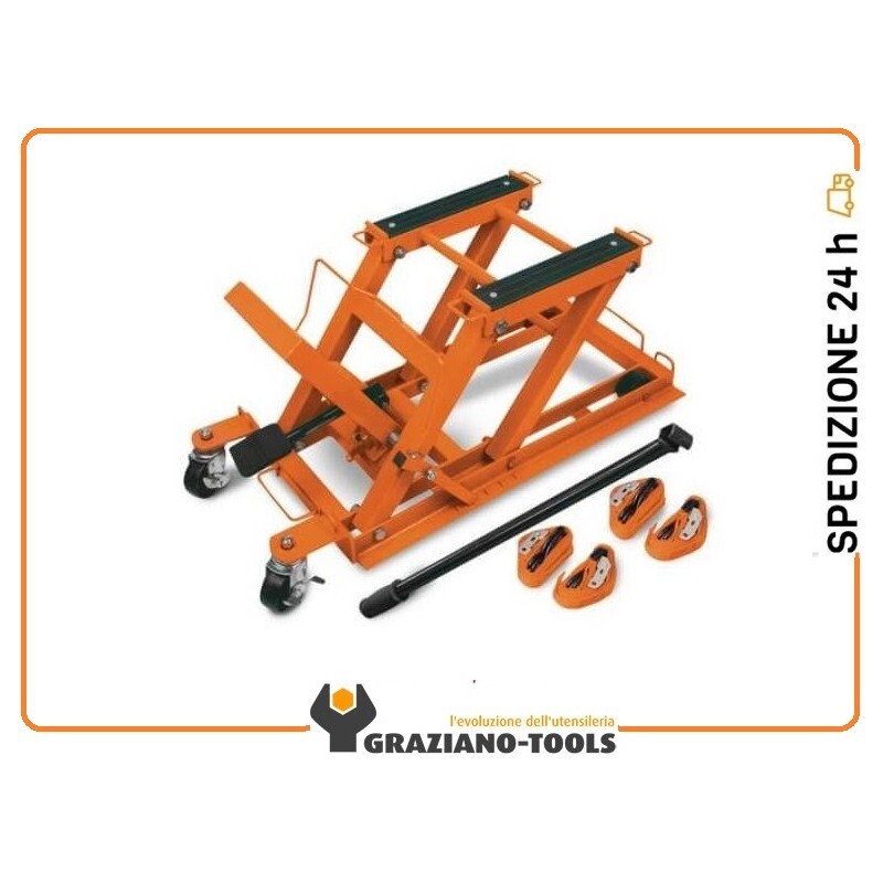 Piattaforma di sollevamento Unicraft MH 680 per motocicli, 680 Kg