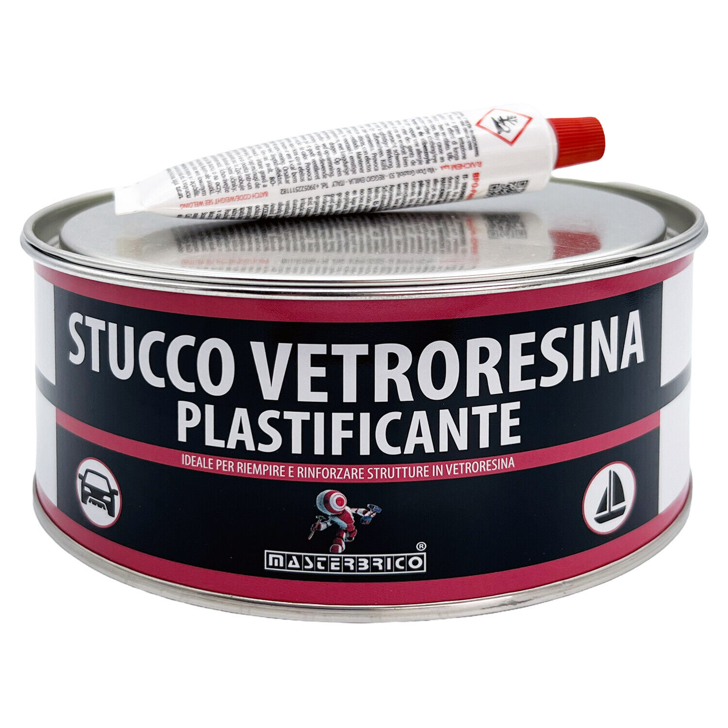 Stucco vetroresina per carrozzeria stucco a resina stucco in pasta 750 ml