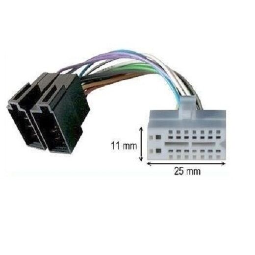 Cavo Adattatore Iso Autoradio Clarion 16 Pin 11x25mm