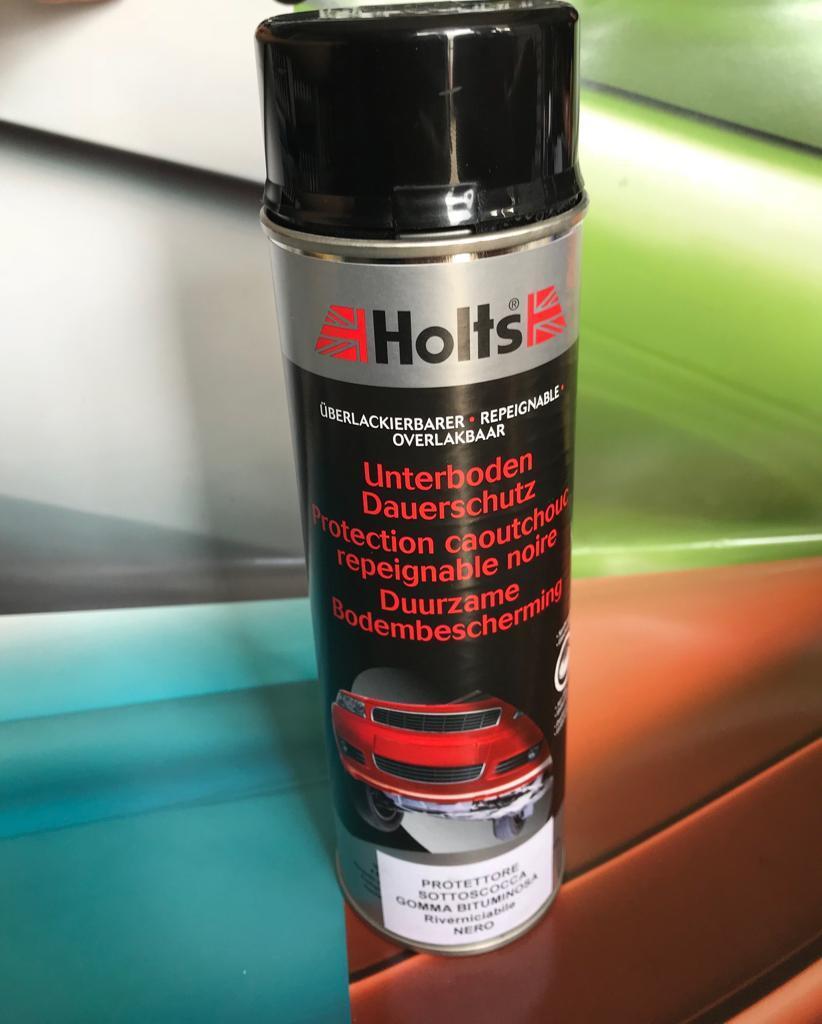 Spray protettivo NERO Sottoscocca  insonorizzante Antisasso HOLTS
