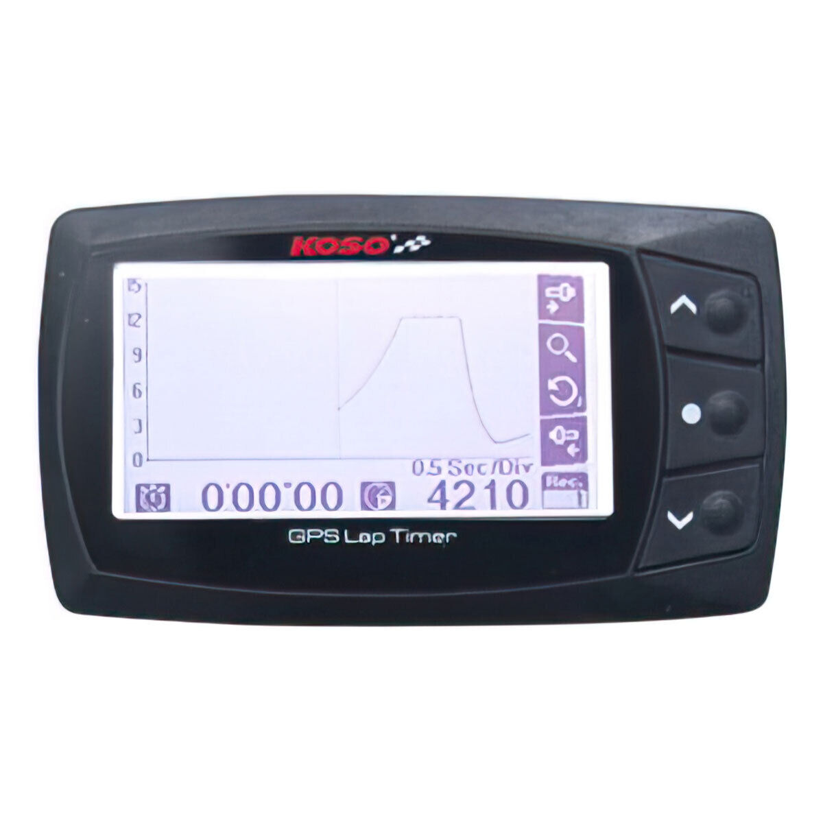 CRONOMETRO CONTACHILOMETRI KOSO GPS LAP TIMER NERO 360 KMH