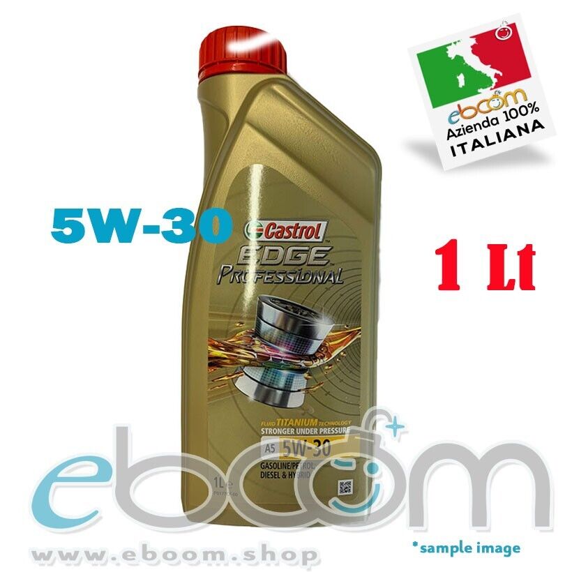 CASTROL 5W30 Olio motore Auto Fluid Titanium Technology for Petrol/Diesel/Hybrid