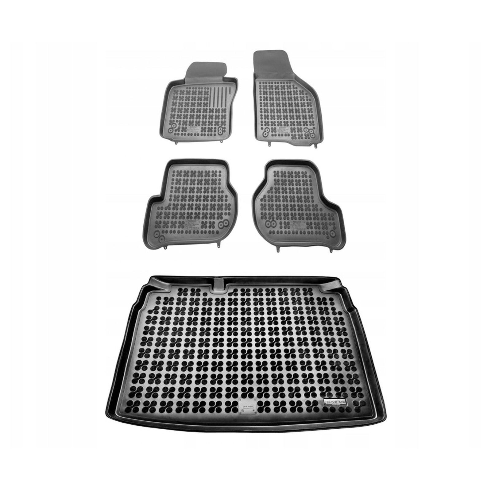 Set di tappetini e stuoie si adatta per Volkswagen GOLF V Berlina mit Notrad. ve