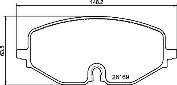 BREMBO P 85 182 Kit pastiglie freno per VW CADDY CALIFORNIA V Camper (SBB, SBJ),