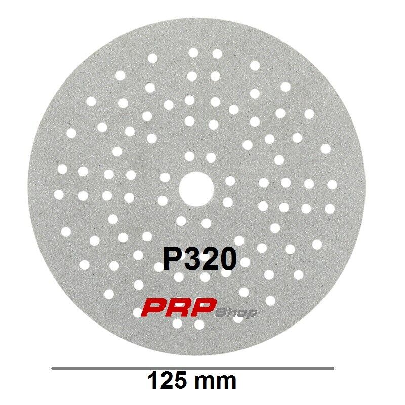 DISCHI ABRASIVI CERAMICO MULTIFORO Ø 125 IRIDIUM MIRKA PER LEVIGATRICE GRANA 320