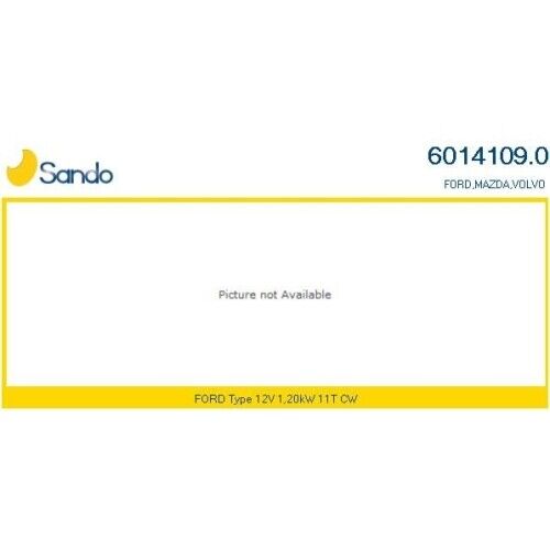 Motorino D'avviamento Sando 6014109.0 per Ford Mazda Volvo