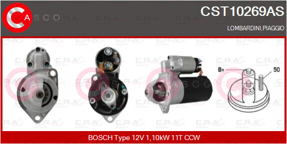 CST10269AS CASCO MOTORINO AVVIAMENTO PORTER BOSCH 0001107107-CST10402GS 26
