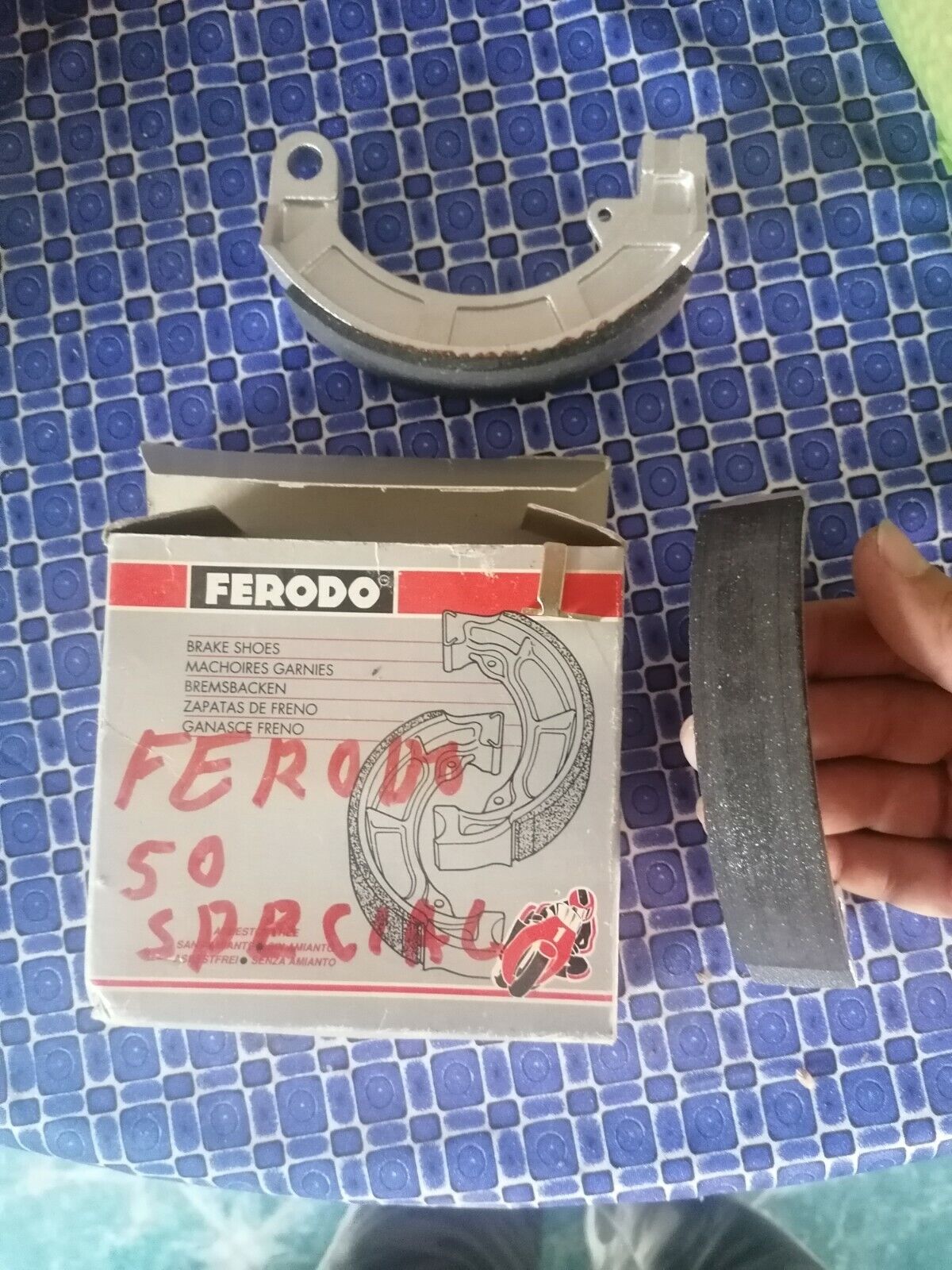 Freni ganasce vespa 50 special originale Ferodo professionale nuovo tamburo