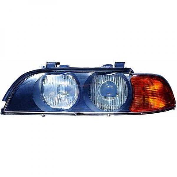 Faro fanale anteriore XENON Destro Serie 5 E39 95-00 HELLA D2S+HB3 con motor