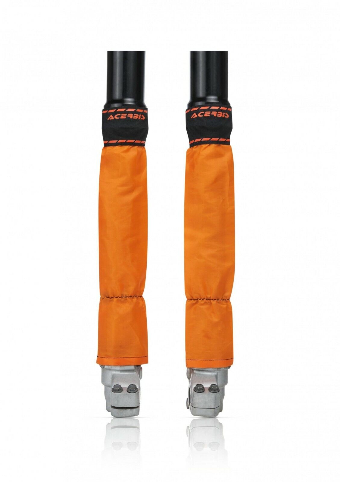 soffietti forcella Acerbis Z-Mud con cerniera arancio coppia protezioni paraoli