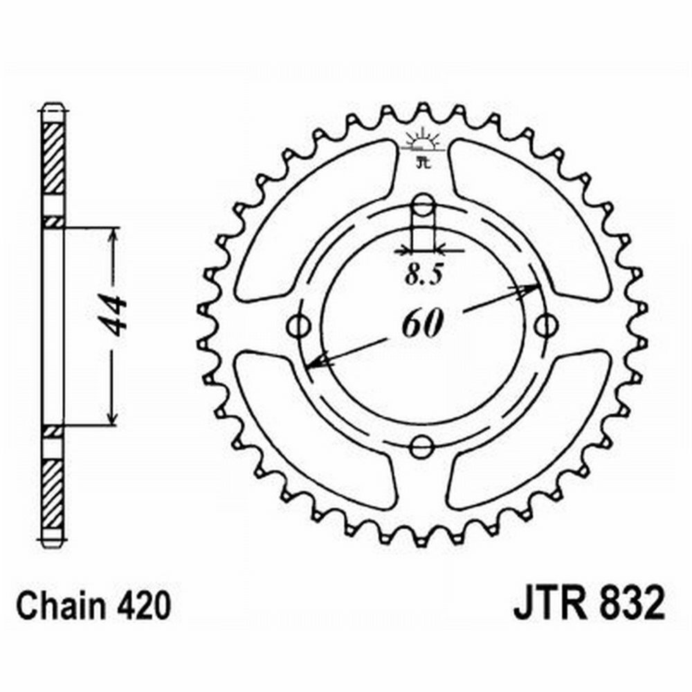 CORONA JT 832 z39 YAMAHA 50 FS 1 1977-1980