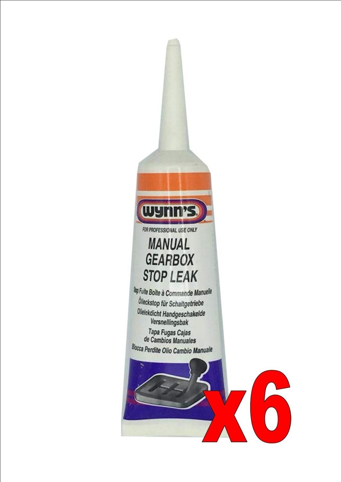 N. 6 FLACONI WYNN'S  MANUAL GEARBOX STOP LEAK ML. 125