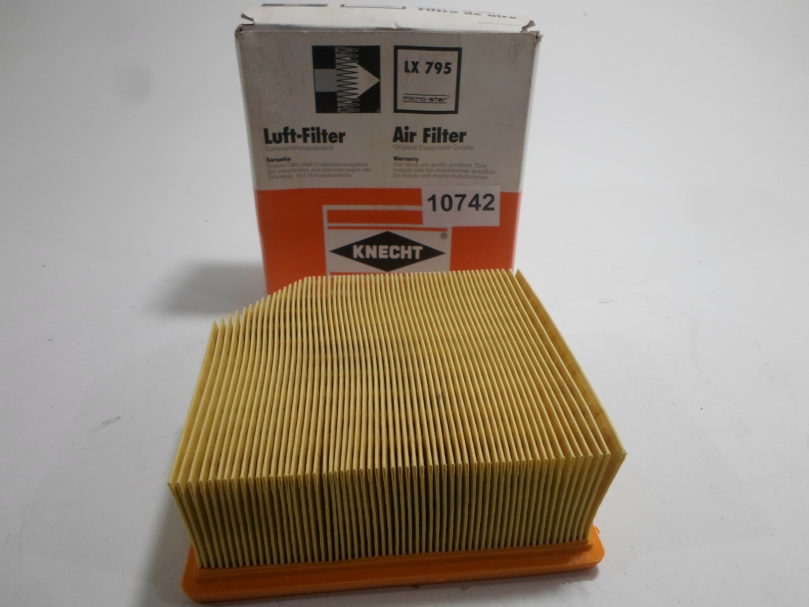 FILTRO ARIA AIR FILTER LUFTFILTER CITROEN BERLINGO PEUGEOT PARTNER 1.6 2000
